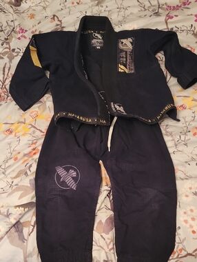 Hayabusa Black Brazilian Jiu-Jitsu Gi - Kids